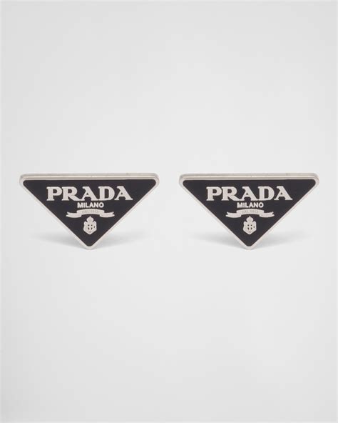 black prada earrings|Prada earrings dupe.